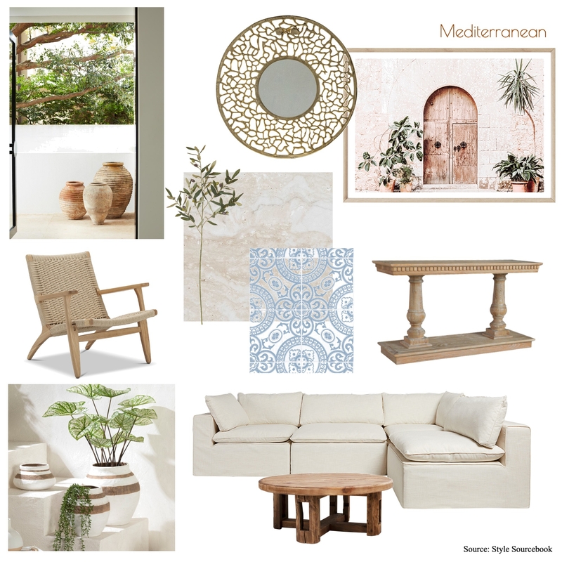 Mediterranean Mood Board by MJ&Co. on Style Sourcebook