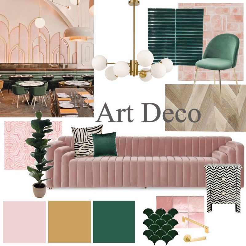 Art Deco Mood Board Mood Board by undefined on Style Sourcebook