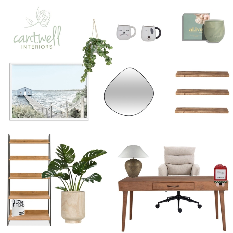 Work & Study Boost Mood Board by Cantwell Interiors on Style Sourcebook