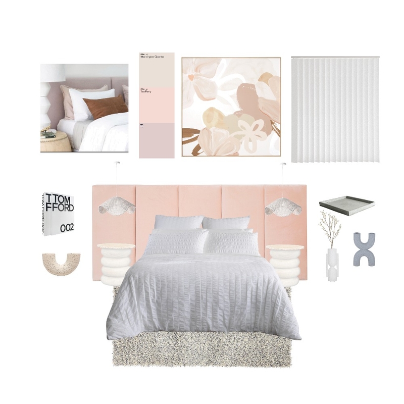 bedroom pink Mood Board by YasKhanafer on Style Sourcebook