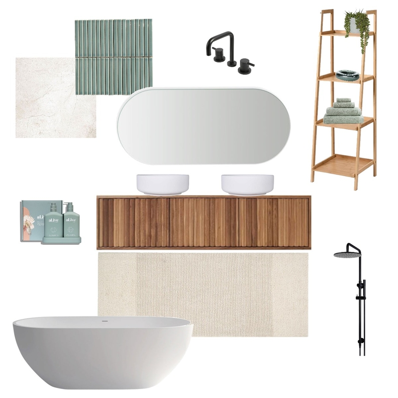 sage green bathroom Mood Board by Suite.Minded on Style Sourcebook