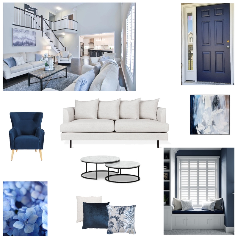 Monochromatic Blues Mood Board by Angie Compton on Style Sourcebook