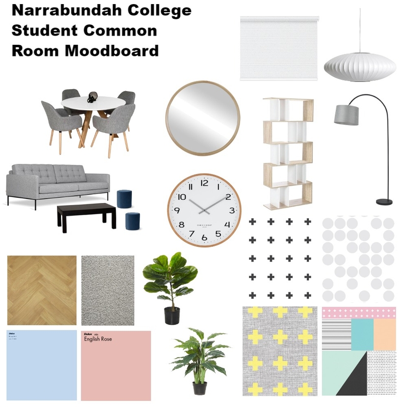 Narrabundah College Student Common Room Moodboard Mood Board by bdeguio on Style Sourcebook