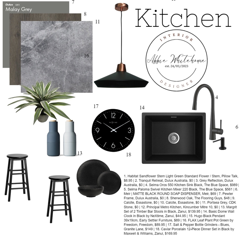 kitchen Mood Board by abbie1234556778 on Style Sourcebook