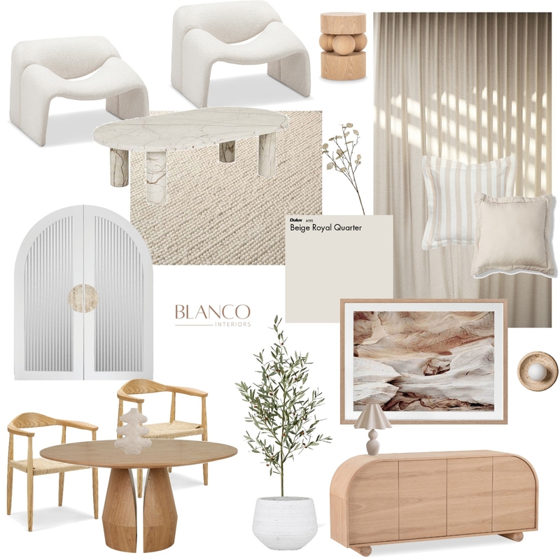 Neutrals Mood Board by Blanco Interiors on Style Sourcebook