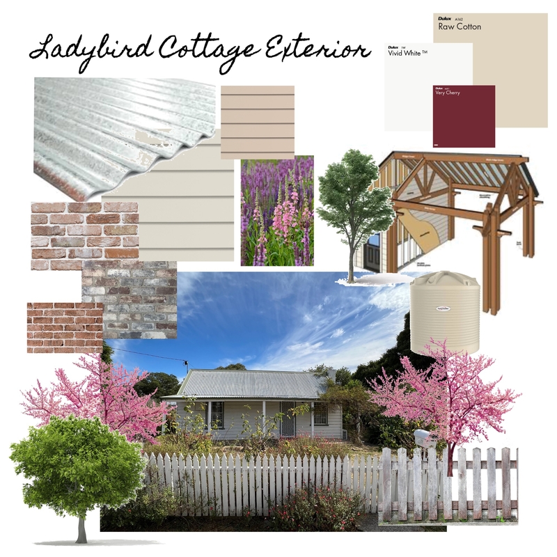 Ladybird Cottage Exterior Mood Board by Ladybird Maldon Design on Style Sourcebook