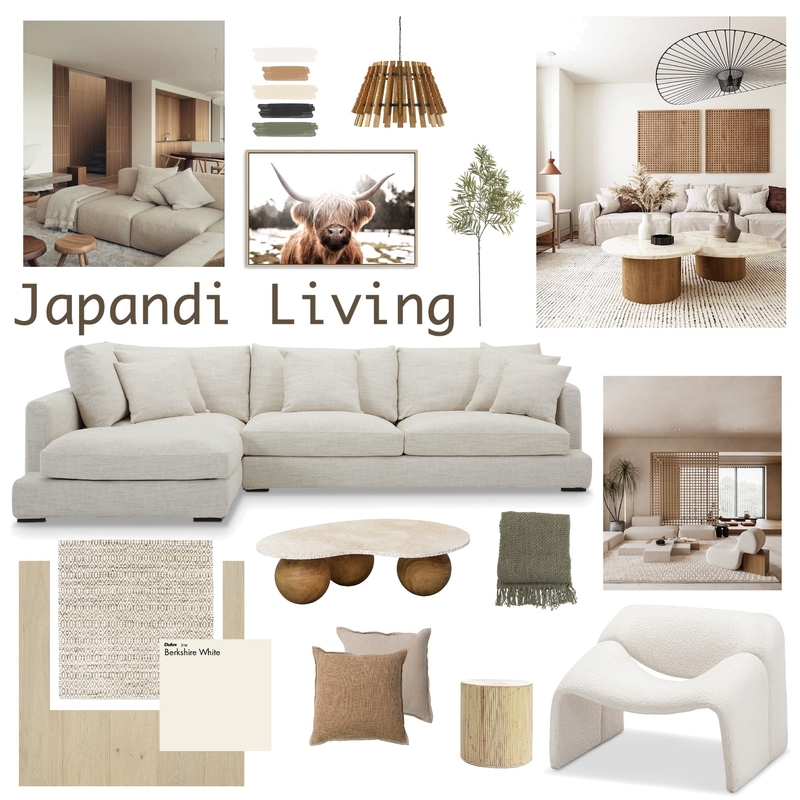 Japandi Living Mood Board by Maddy Lawrance on Style Sourcebook