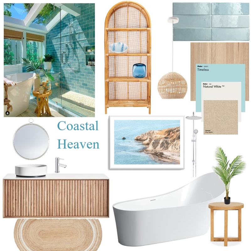Coastal Heaven Mood Board by Enchanted Designs on Style Sourcebook