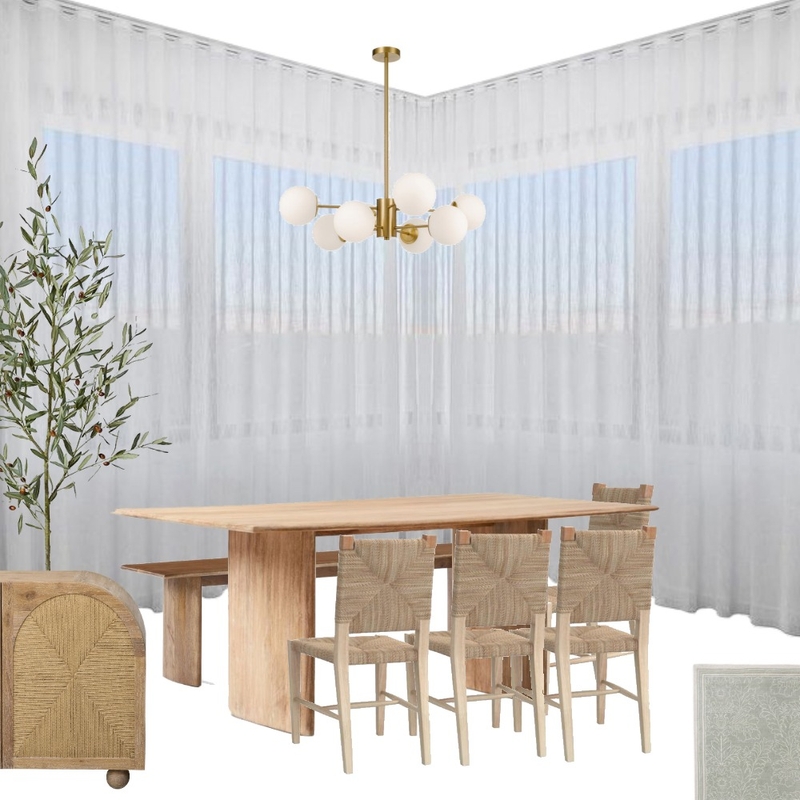 Dining Area Gold Lighting Mood Board by Kayrener on Style Sourcebook