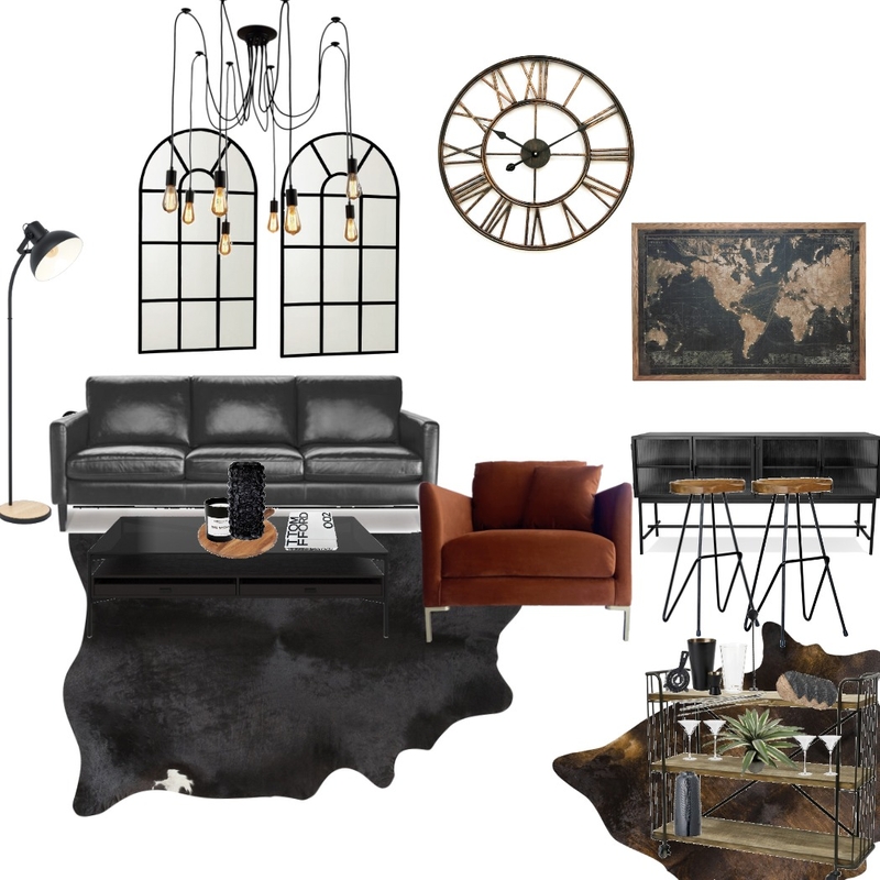 Industrial MM Mood Board by Jessica on Style Sourcebook