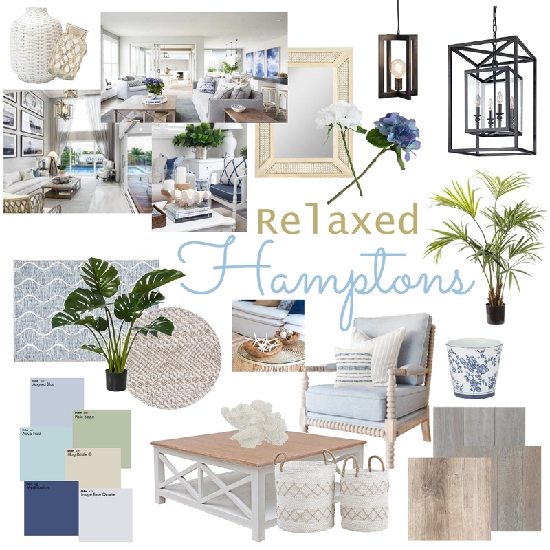 Relaxed Hamptons Mood Board by Molilly on Style Sourcebook