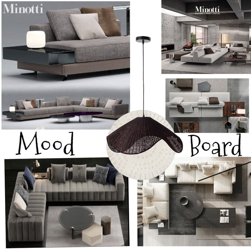 Minotti Mood Board Mood Board by ecoarte on Style Sourcebook