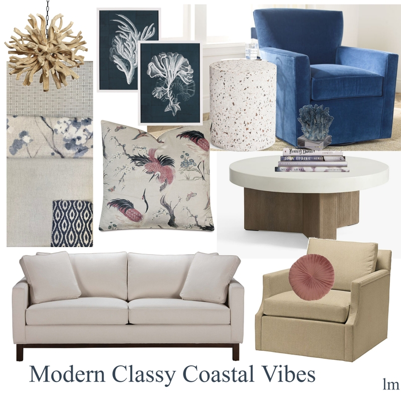 MODERN, CLASSY COASTAL Mood Board by lauramarindesign on Style Sourcebook