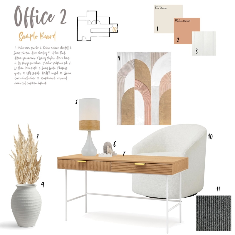 ASSIGNMENT 12 - Office 2SAMPLEBOARD Mood Board by TiffanyApril_Home on Style Sourcebook