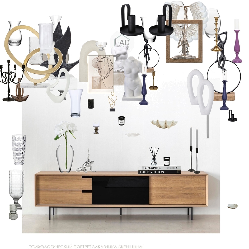 Task 1 - Shelf for women (luxury) 2 Mood Board by Vik_F on Style Sourcebook