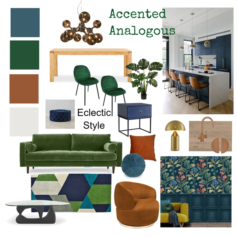 Accented Analogous Eclectic style Mood Board by KarenMcMillan on Style Sourcebook