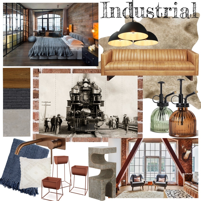 Industrial 2 Mood Board by lisa_ivey on Style Sourcebook