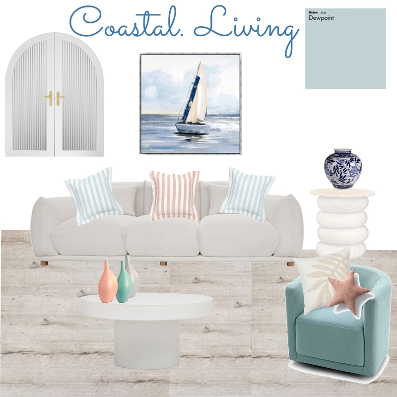 Coastal Living Mood Board by Elouise - Ann Spyrou on Style Sourcebook