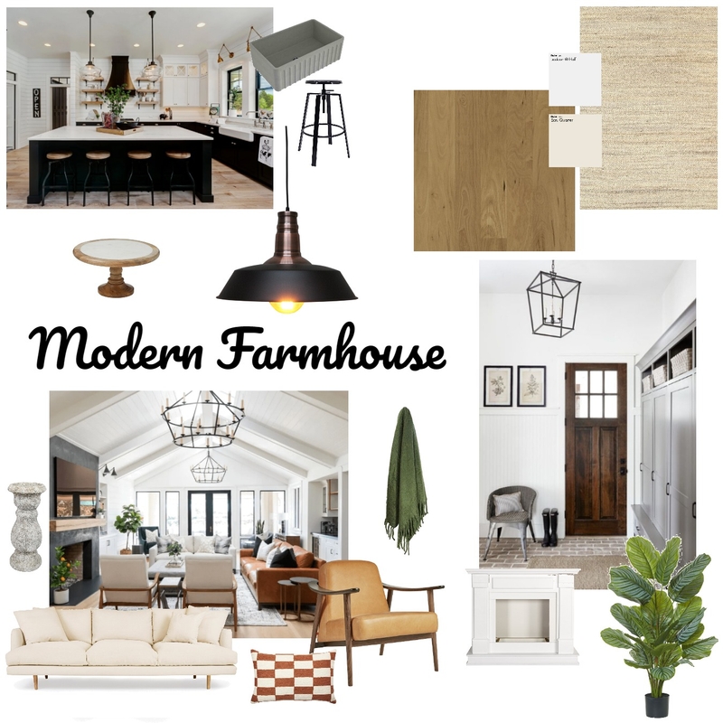 Modern Farmhouse Mood Board by stefaniecutrera on Style Sourcebook