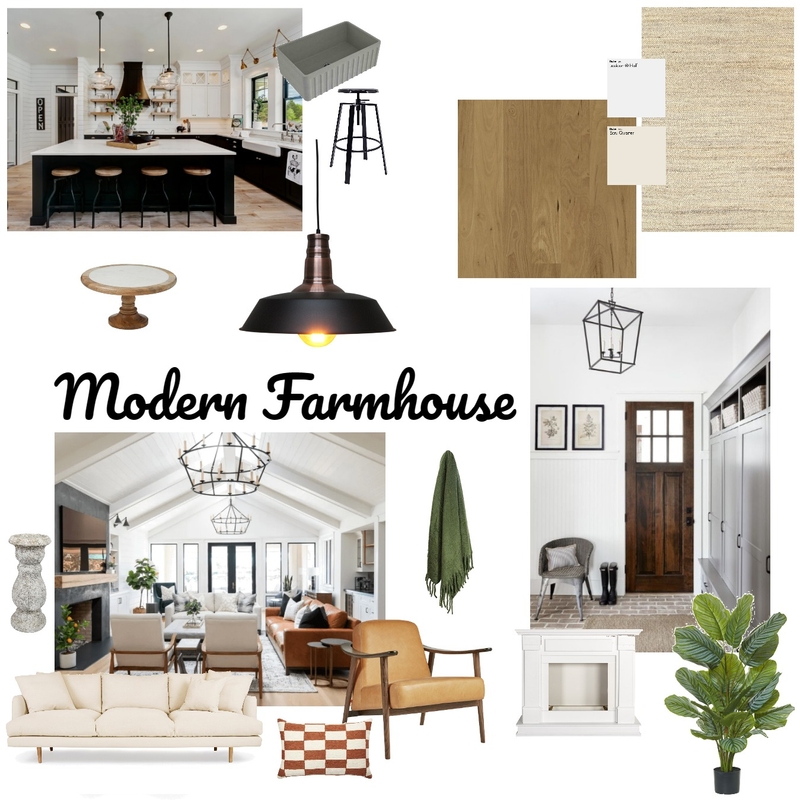 Modern Farmhouse Mood Board by stefaniecutrera on Style Sourcebook