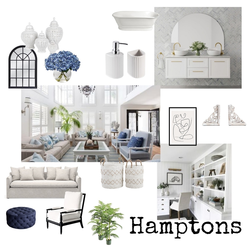 Hamptons Mood Board by stefaniecutrera on Style Sourcebook