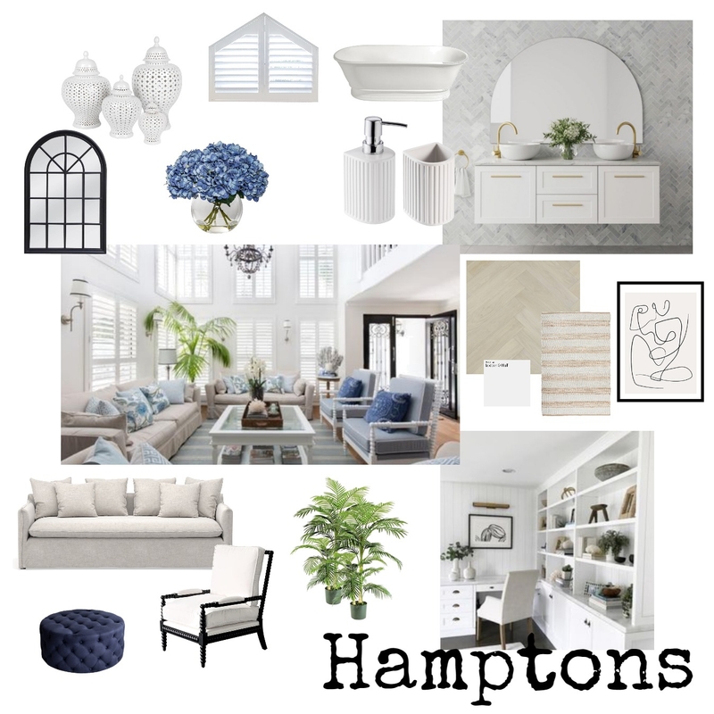Hamptons Mood Board by stefaniecutrera on Style Sourcebook