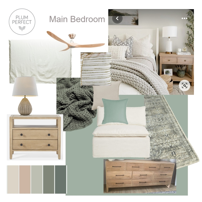 Main Bedroom Mood Board by plumperfectinteriors on Style Sourcebook