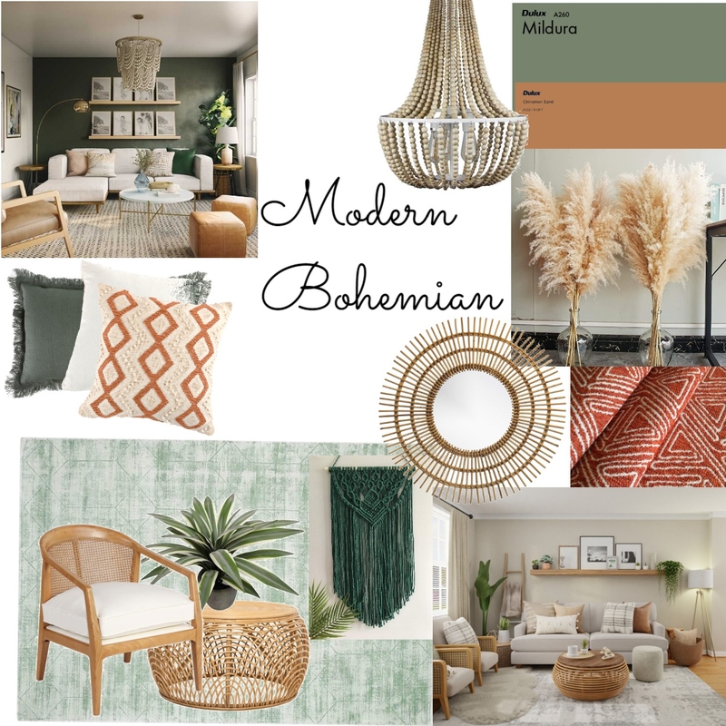 Modern Bohemian3 Mood Board by sermowens on Style Sourcebook