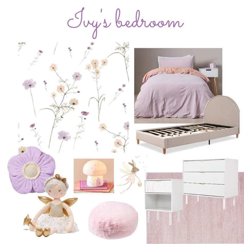 Ivy's bedroom Mood Board by tahlia m on Style Sourcebook