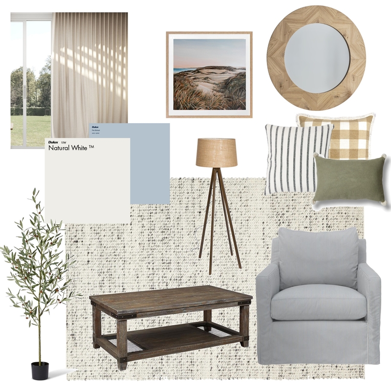 Warm Country Living room Mood Board by Emma Hurrell Interiors on Style Sourcebook