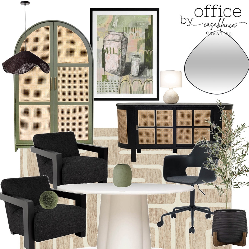 Sage Office Mood Board by Casablanca Creative on Style Sourcebook
