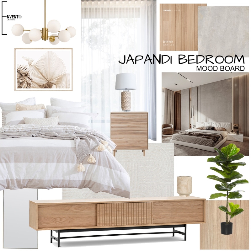 japandi bedroom Mood Board by Philosophie on Style Sourcebook
