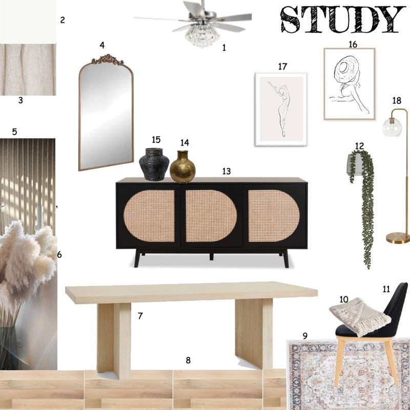 Study Sample Board Mood Board by DMcAlister on Style Sourcebook