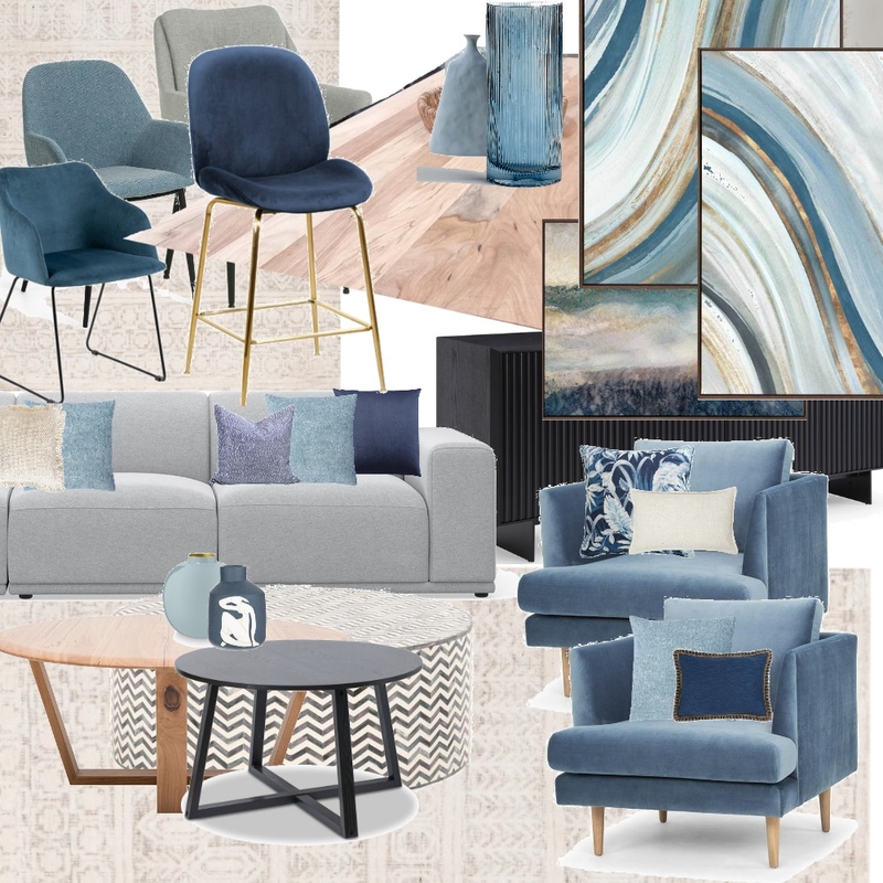 blue Mood Board by Colette on Style Sourcebook