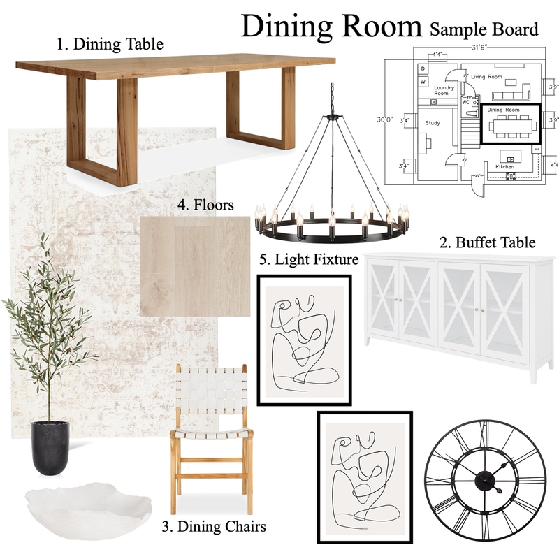 dining room sample board Mood Board by grollsydney on Style Sourcebook