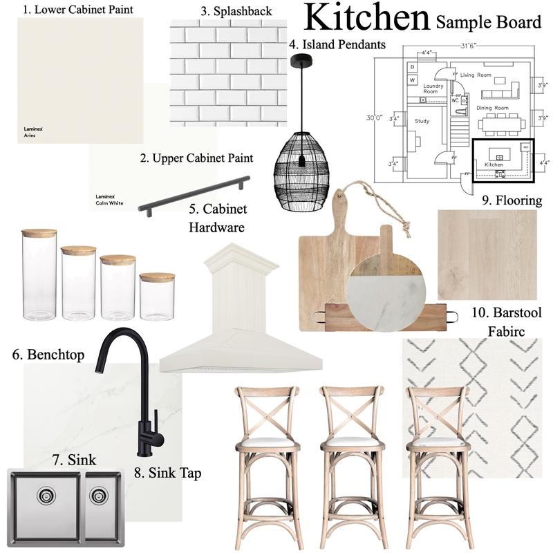 kitchen sample board Mood Board by grollsydney on Style Sourcebook