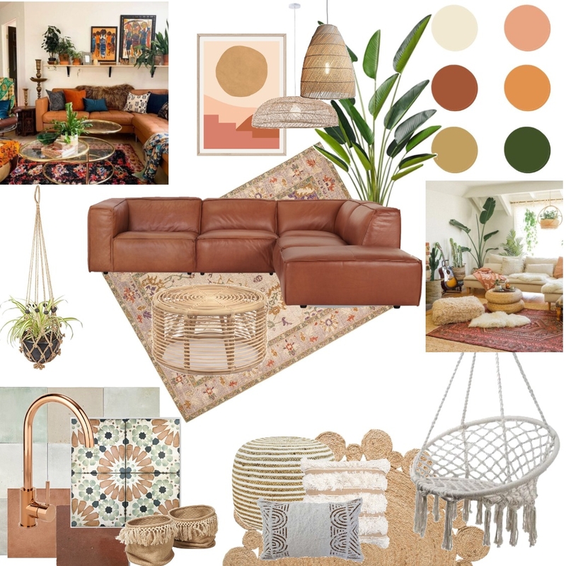 Boho Refurb Mood Board by Lucey Lane Interiors on Style Sourcebook