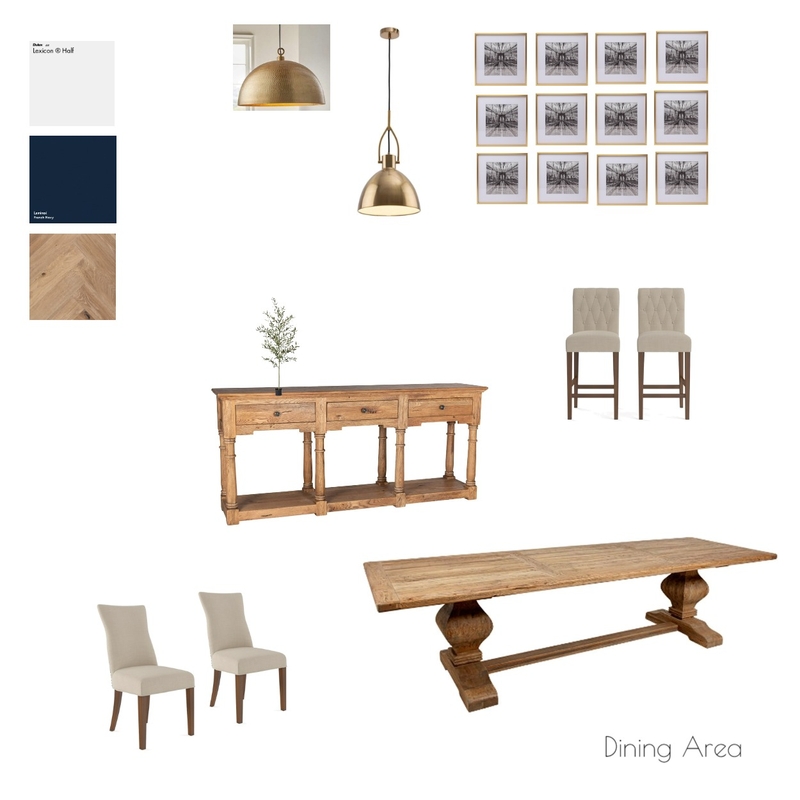 Dining Mood Board by blackmortar on Style Sourcebook