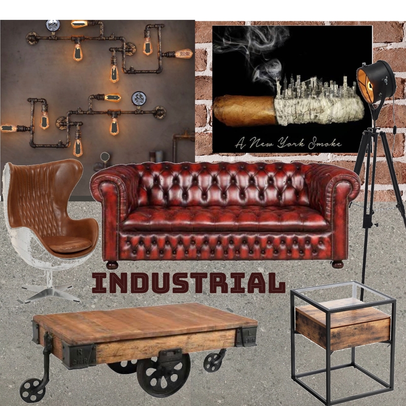 Industrial Mood Board by ElTaso Interiors on Style Sourcebook