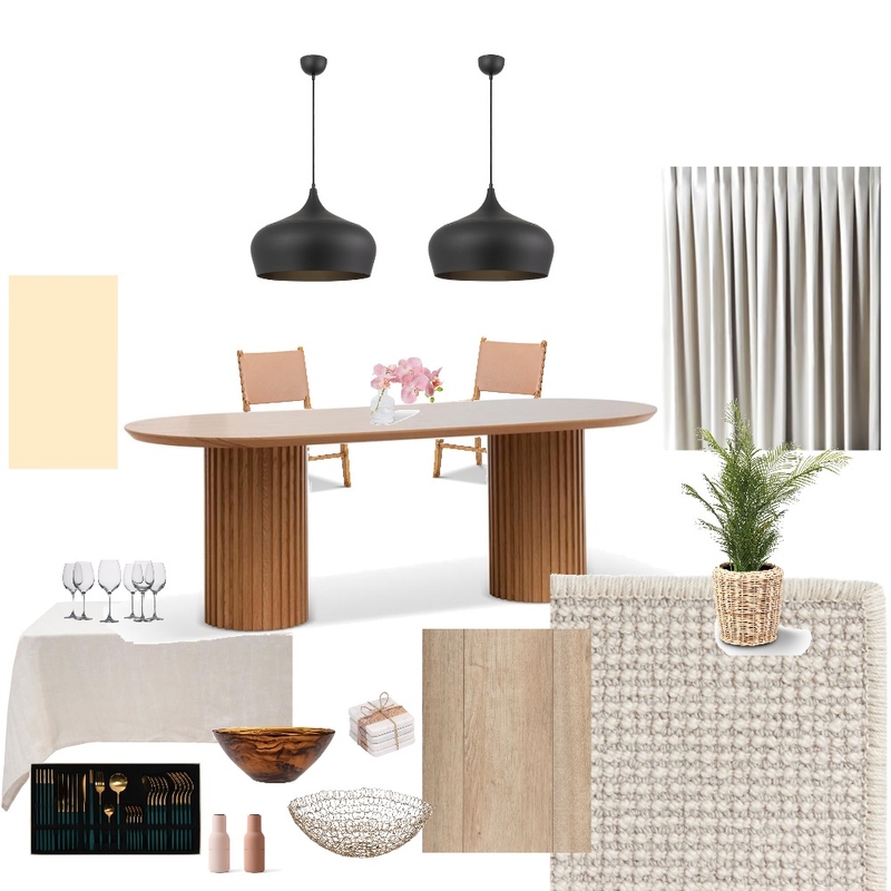 Module 9- Dining Room Mood Board by Dorothy on Style Sourcebook
