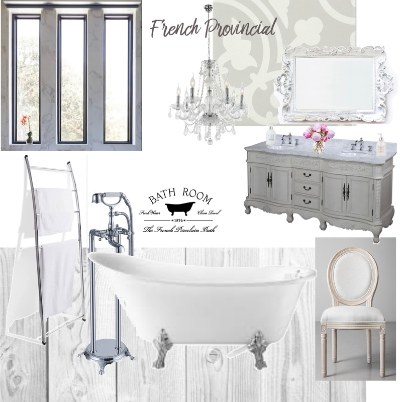 French. Provincial Bathroom Mood Board by Elouise - Ann Spyrou on Style Sourcebook