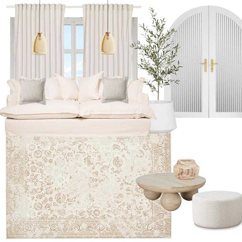 Opulence 111 Cream Mood Board by Unitex Rugs on Style Sourcebook