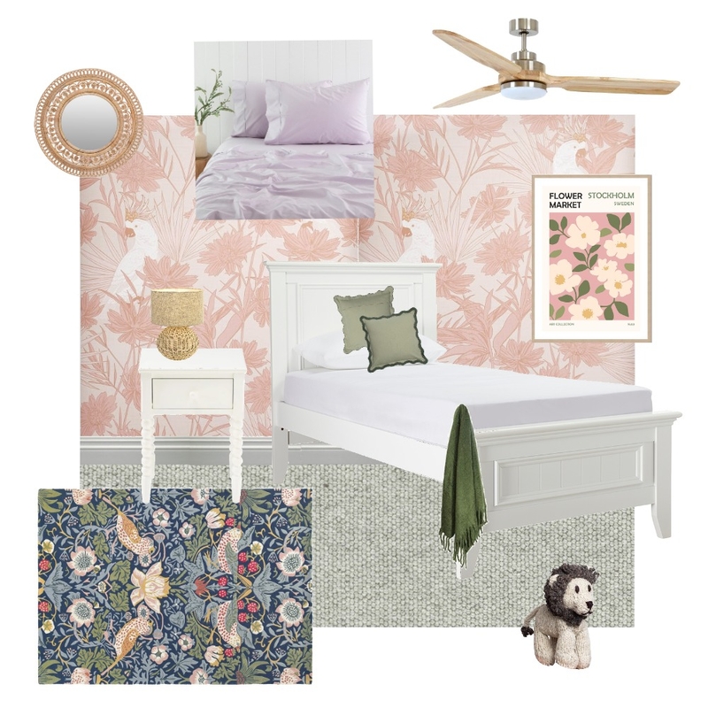 Girls bedroom Maximalism Mood Board by Kayrener on Style Sourcebook