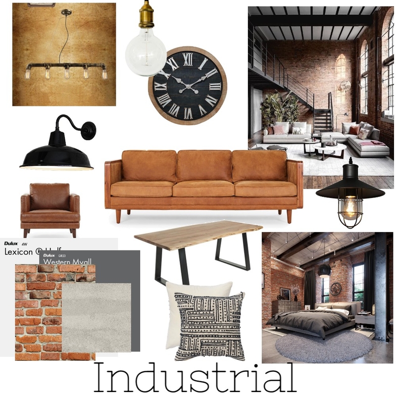 industrial Mood Board by Efi Papasavva on Style Sourcebook