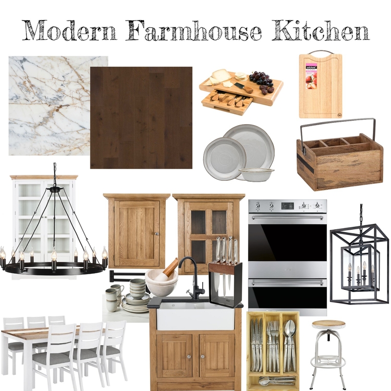 Modern Farmhouse Kitchen Mood Board by Clyons on Style Sourcebook