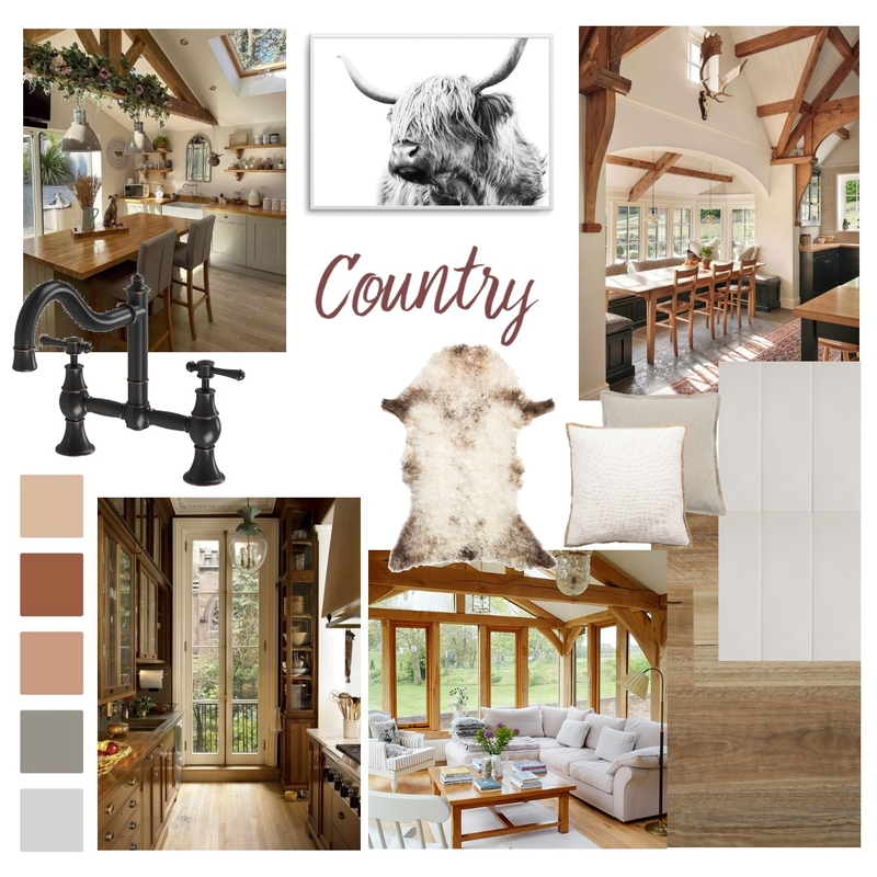 Country Mood Board by ella_bella on Style Sourcebook