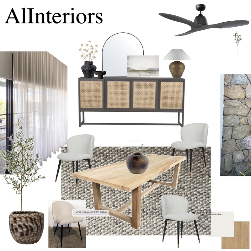 Modern (Transitional) Farmhouse Dining Mood Board by Amanda Lee Interiors on Style Sourcebook