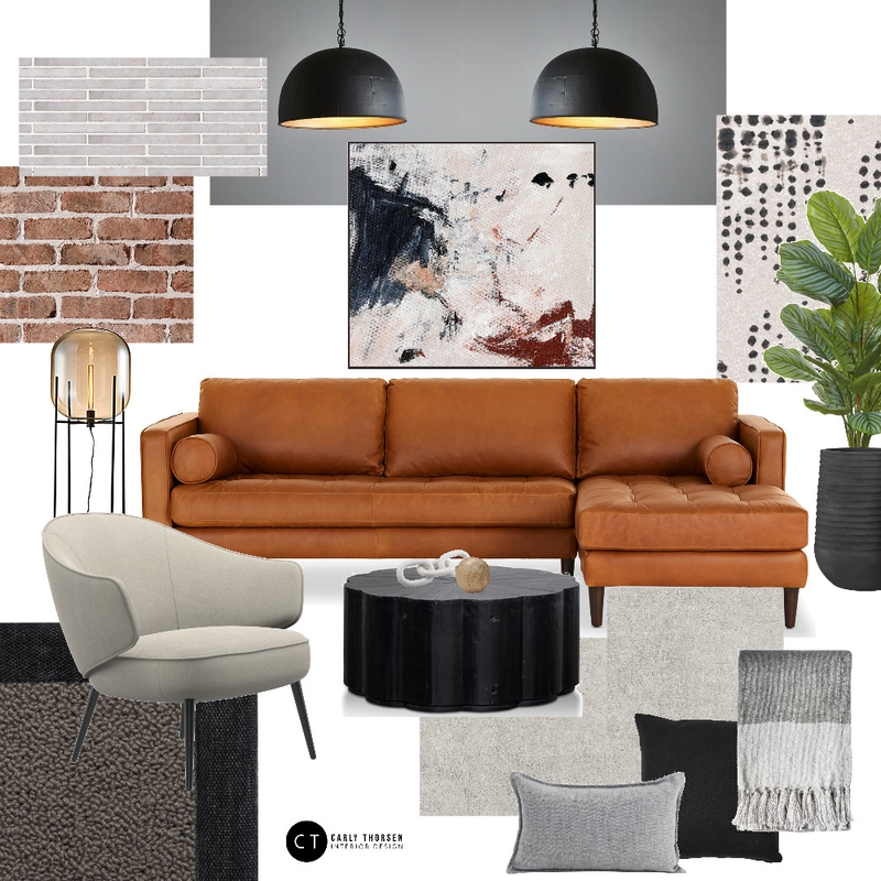 Modern Industrial Mood Board by Carly Thorsen Interior Design on Style Sourcebook