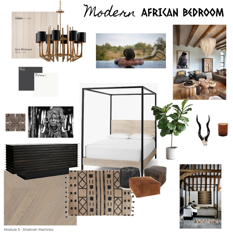 Modern African Mood Board by Shakirah on Style Sourcebook