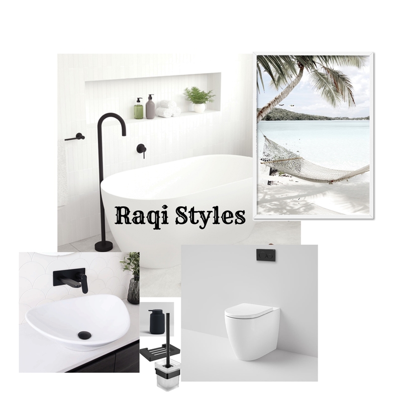 Modern Bathroom Mood Board by Raqi Styles on Style Sourcebook